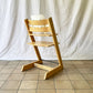 ストッケ STOKKE トリップトラップ TRIPP TRAPP ベビーチェア キッズチェア ナチュラル S/N6～ プラスチックガード ジュニアクッション付き ノルウェー 北欧家具 ◇