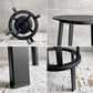 ヘイ HAY リボルバー バースツール ロー REVOLVER BAR STOOL LOW H76cm ブラック 回転式座面 レオン・ランズメイヤー デンマーク 定価¥51,700- A ♪