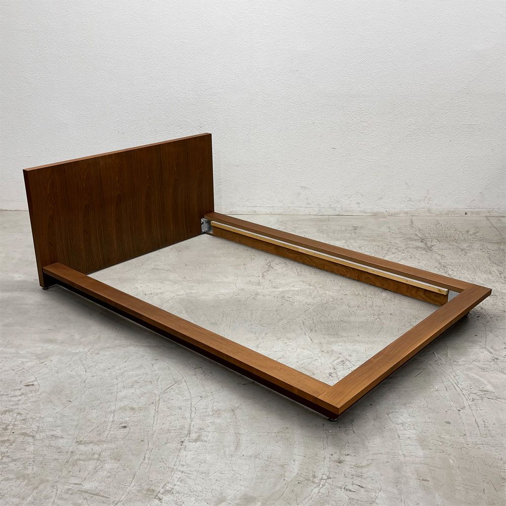 アクタス ACTUS FBベッド ロータイプ FB BED LOW TYPE セミダブル ウォールナット 〓