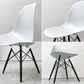 ハーマンミラー HermanMiller サイドシェルチェア ドゥエルレッグ DSW アルパイン × エボニー ポリプロピレン製 イームズ ミッドセンチュリー C ●