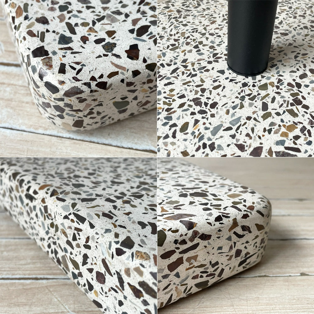 ヘイ HAY テラゾー TERRAZZO TABLE ラウンドテーブル カフェテーブル アンスラサイト×グレーベース 人工大理石 デンマーク 北欧家具 ★