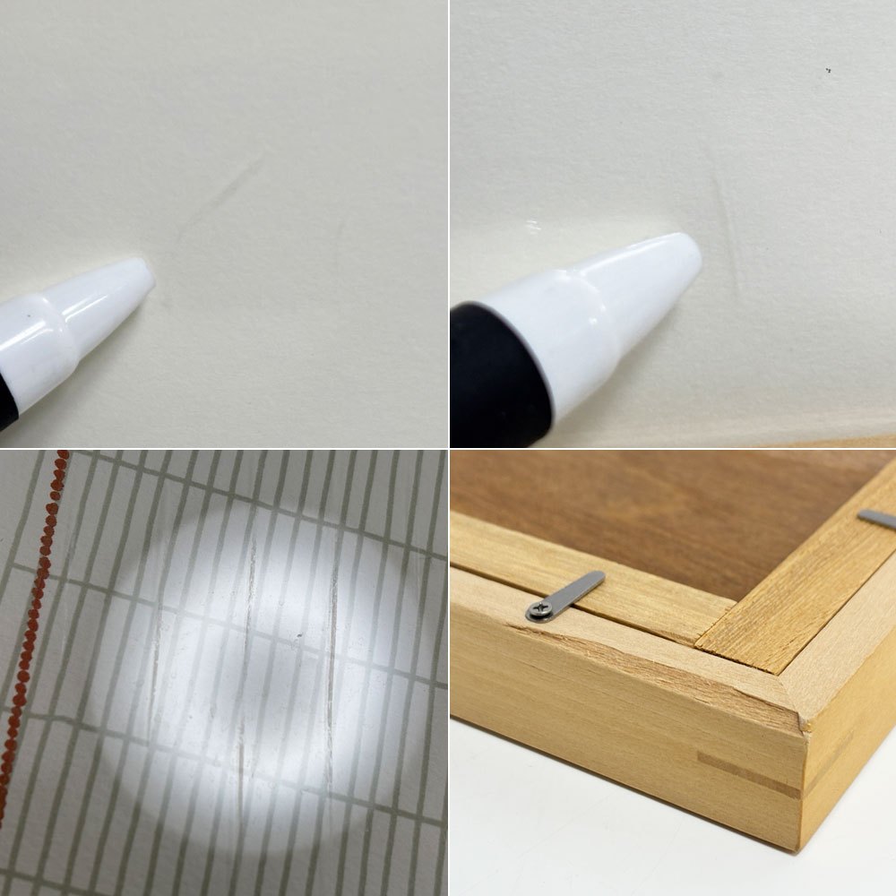 黒木周 shu kuroki クロスグラフ Un forma carree.2 2008年 スクリーンサイズ 14×20cm 22/30 布版リトグラフ 額装品 版画 現代作家 ●