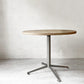 モダンデザイン ラウンド カフェテーブル Round CafeTable ダイニングテーブル Φ90㎝ スチールレッグ アジャスター付き ★