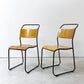 クラッシュゲート CRASH GATE ノットアンティークス Knot antiques ブルーノチェア RP6 BLUNO CHAIR スタッキングチェア プライウッド スチールレッグ ブラック 関家具 B ●