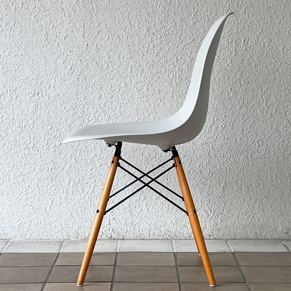 ハーマンミラー HermanMiller サイドシェルチェア ドゥエルレッグ DSW アルパイン ポリプロピレン製 イームズ ミッドセンチュリー ◇