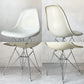 ハーマンミラー Herman Miller サイドシェルチェア サード 3rd FRP PVCレザー パーチメント ロータイプ エッフェルベース イームズ ビンテージ vintage ★