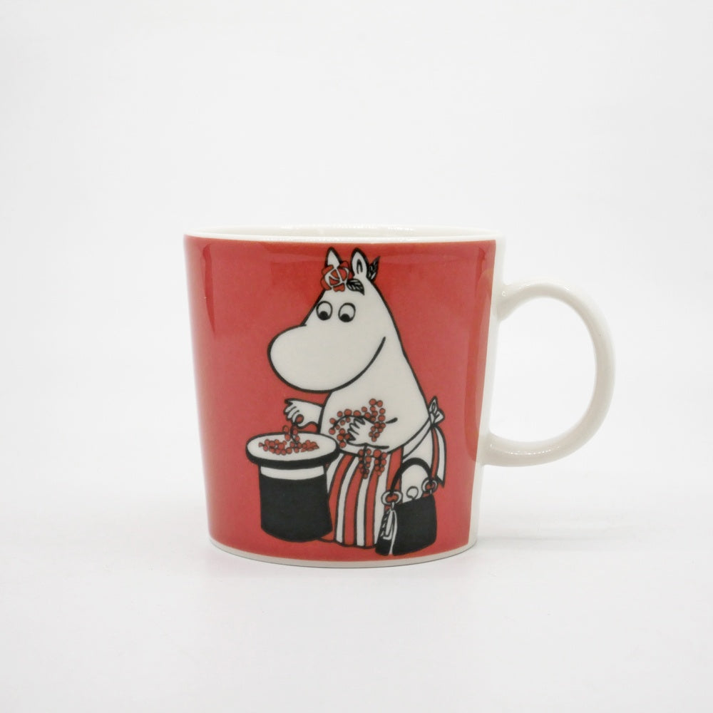 アラビア ARABIA ムーミンマグ MOOMIN ムーミンママ レッド 1999-2013年 廃番 フィンランド 北欧食器 ●