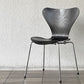 フリッツハンセン Fritz Hansen セブンチェア ダイニングチェア カラードアッシュ ブラック アルネ・ヤコブセン 北欧 デンマーク 定価￥76,780- B ◇