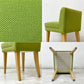 イデー IDEE ローバックチェア LOW BACK CHAIR ドレッサーチェア スツール メープル材 グリーン 北欧スタイル ●