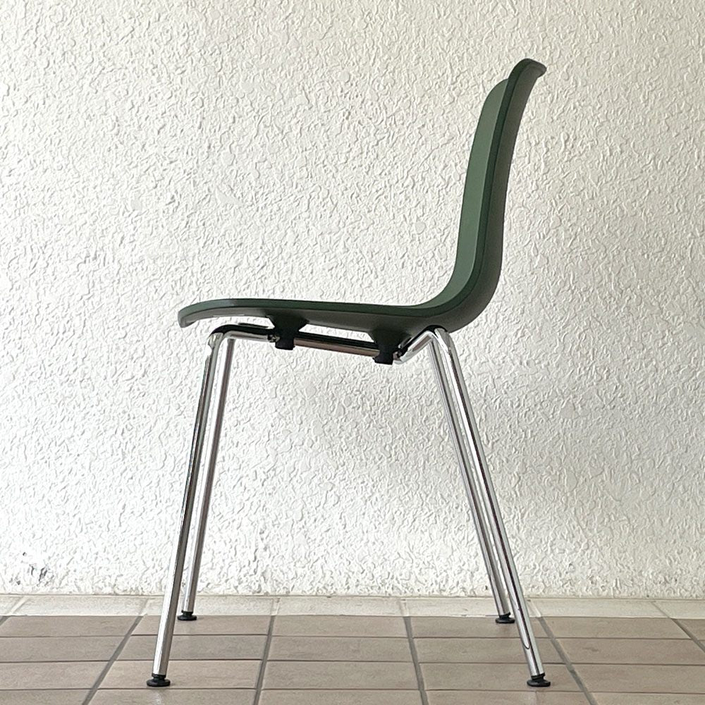 ヴィトラ vitra ハルチューブ HAL Tube サイドチェア ダイニングチェア スタッカブル グリーン ジャスパー・モリソン A ◇