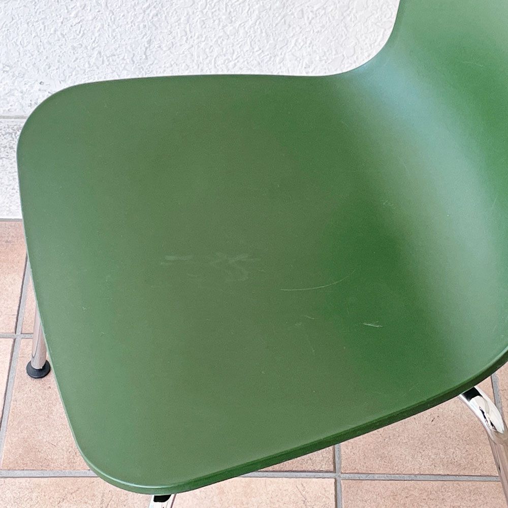 ヴィトラ vitra ハルチューブ HAL Tube サイドチェア ダイニングチェア スタッカブル グリーン ジャスパー・モリソン A ◇
