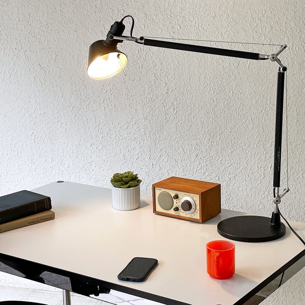 アルテミデ Artemide トロメオ TOLOMEO タボロ TAVOLO デスクライト テーブルランプ ブラック ミケーレ・デ・ルッキ Michele De Lucchi ◇