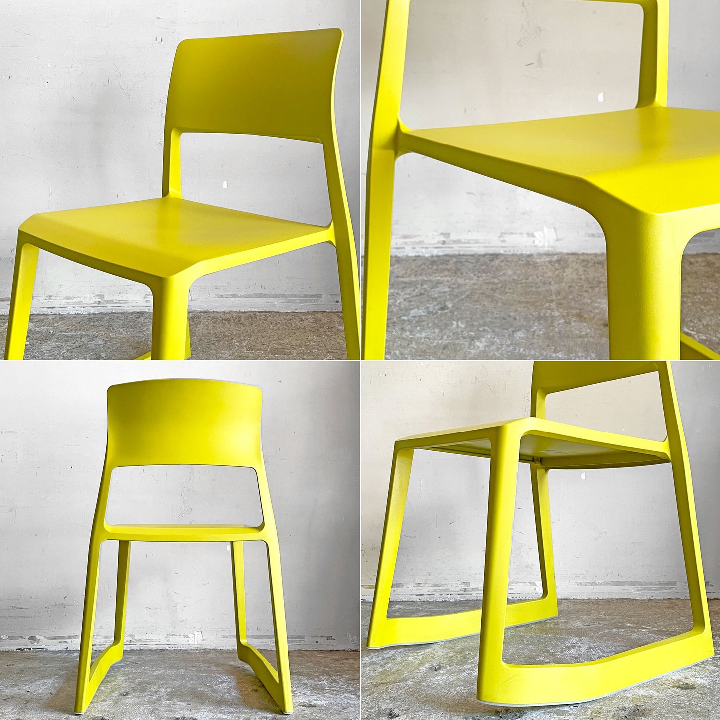 ヴィトラ Vitra ティプトン Tipton チェア スタッキングチェア チルト機能 ロッキングチェア イエロー B ■