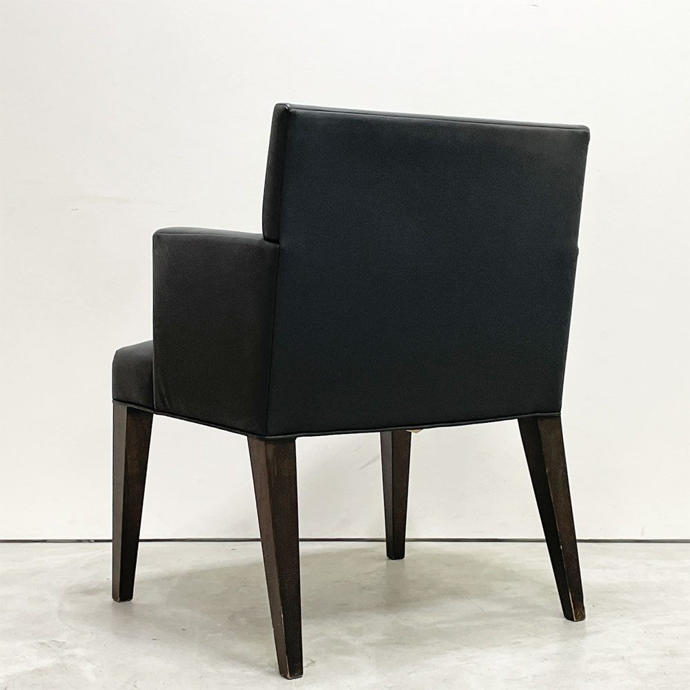 コンプレックス COMPLEX チェアマン アームチェア Chairman Armchair ブラック PVCレザー モダンデザイン シンプル B ●