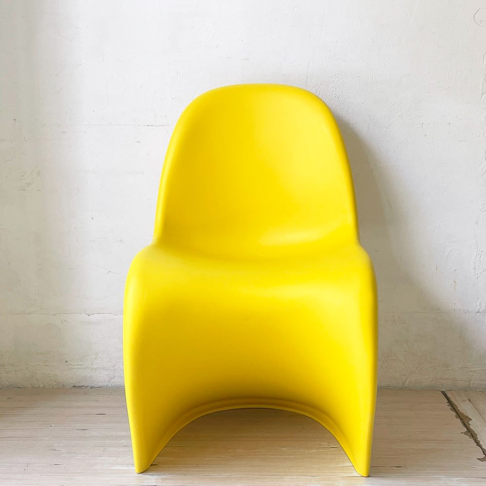 ヴィトラ vitra パントンチェア Panton Chair イエロー 廃盤カラー ヴェルナー・パントン ミッドセンチュリー スペースエイジ 美品 ★