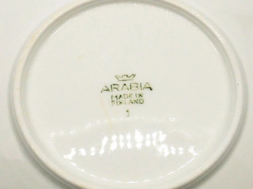 アラビア ARABIA ヴォッコ Vuokko カップ＆ソーサー ライヤウオシッキネン Raija Uosikkinen 1960年代 ビンテージ 北欧食器 D ●