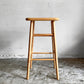 モモナチュラル MOMO Natural モチャ ウッドスツール L MOCHA WOOD STOOL L ハイスツール アルダー材 ナチュラル H61cm ナチュラルデザイン ■
