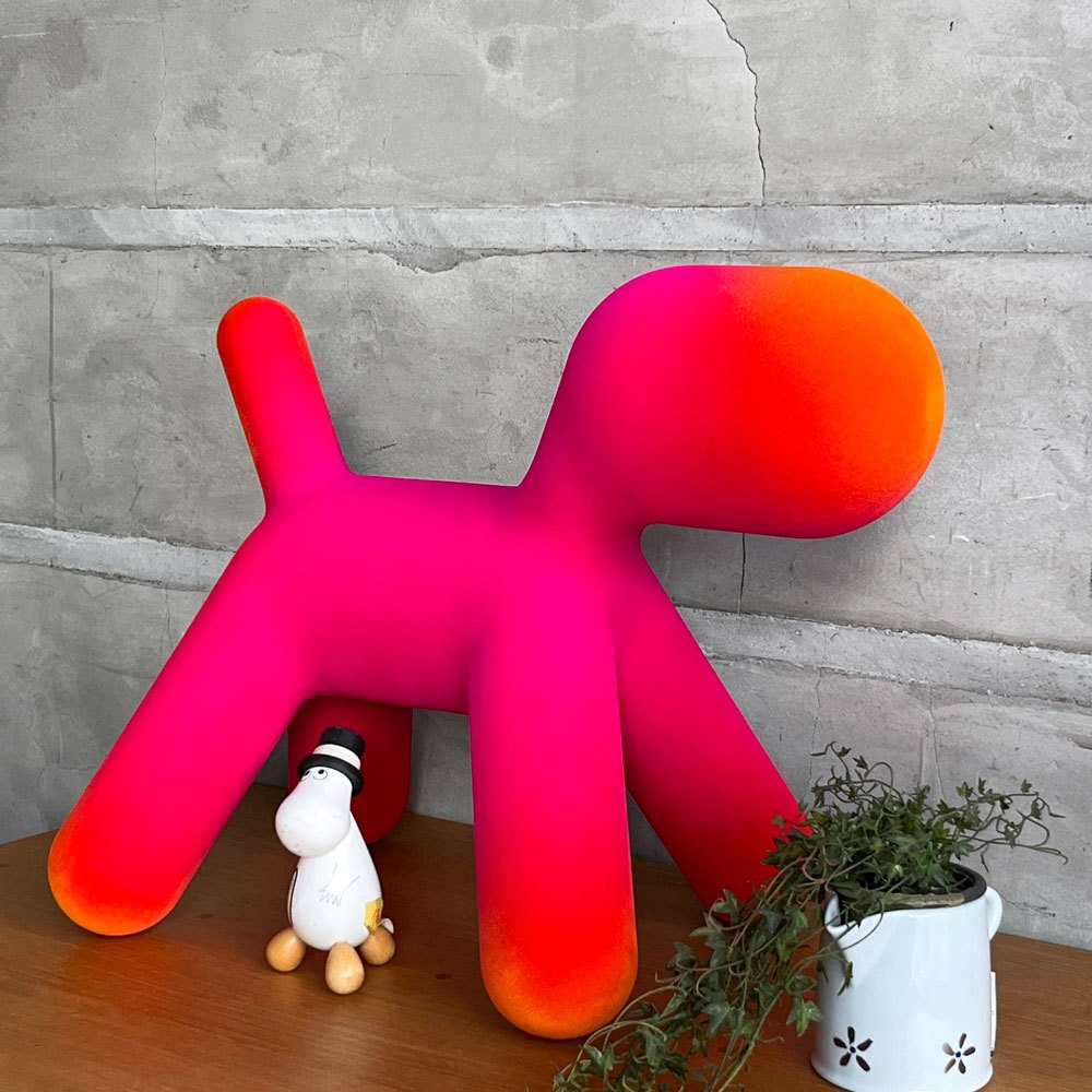 マジス MAGIS パピー PUPPY トイドッグ M ベルベット グラデーション 起毛 エーロアールニオ 未使用品 ♪