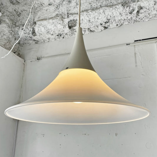 リンブルグ LIMBURG ペンダントライト ラッパ型 ガラスシェード フロストガラス ドイツ ヤマギワ取扱い ★