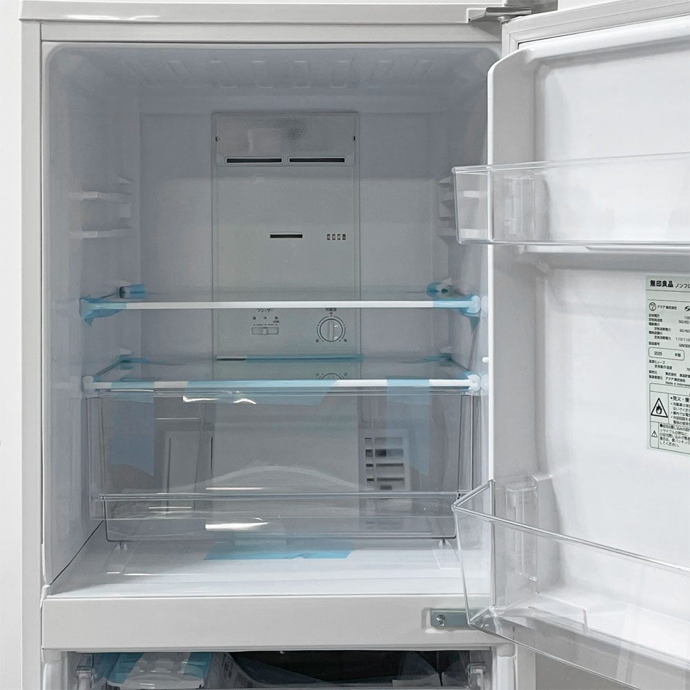 無印良品 MUJI 電気冷蔵庫 MJ-R16B-2 157L 2ドア ホワイト 深澤直人 2025年製 定価￥69,900- 未使用品 ●