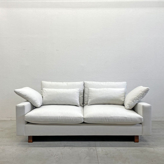 ウエストエルム West Elm ハーモニー 3シーターソファ Harmony 76 Sofa W195cm ダークウォールナット USモダンファニチャー 定価約337,500円 美品〓