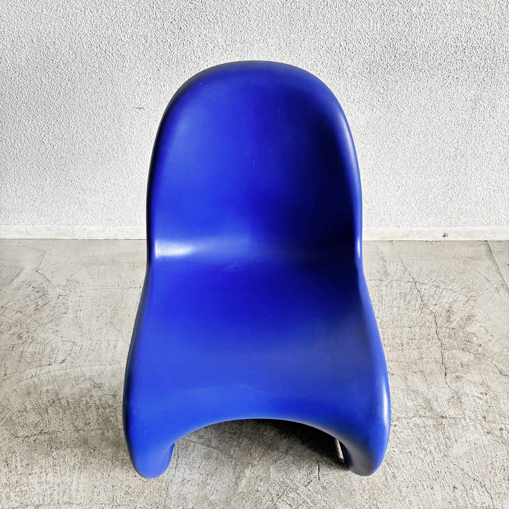 ヴィトラ vitra パントンチェア Panton Chair ブルー 屋内外使用可 ヴェルナー・パントン 旧モデル 廃番カラー ミッドセンチュリー スペースエイジ B 〓