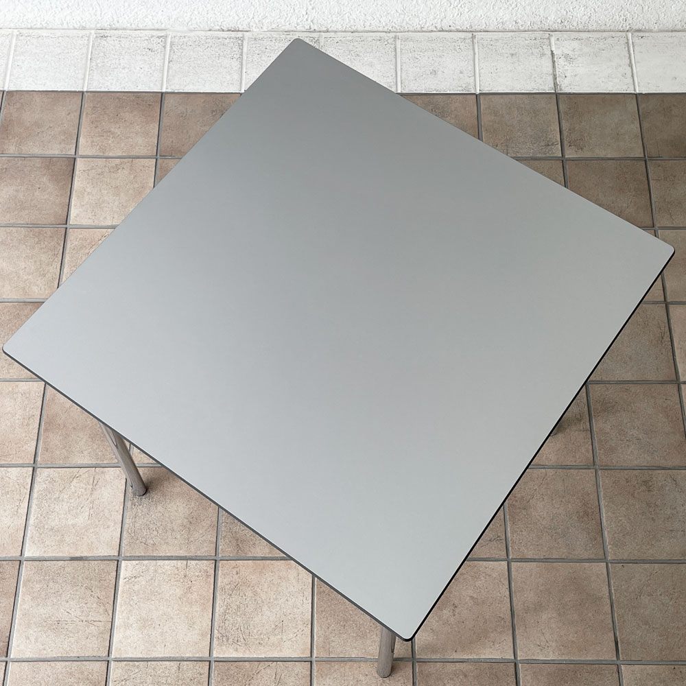ヴィトラ vitra ハルテーブル HAL Table Square ダイニングテーブル スクエア W75cm グレー ジャスパー・モリソン 廃番 ◇