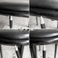 フランスビンテージ French Vintage ステヴァンチェア Stevens Chair モデルC Model C ブラック レザー クッションシート ロベール・マレ＝ステヴァンス 刻印有 A ♪