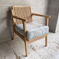 ダブルティー WTW アペルト チェア APERTO CHAIR NT アームチェア ラウンジチェア 1Pソファ アッシュ材 デニム地 西海岸 ウエストコースト ♪