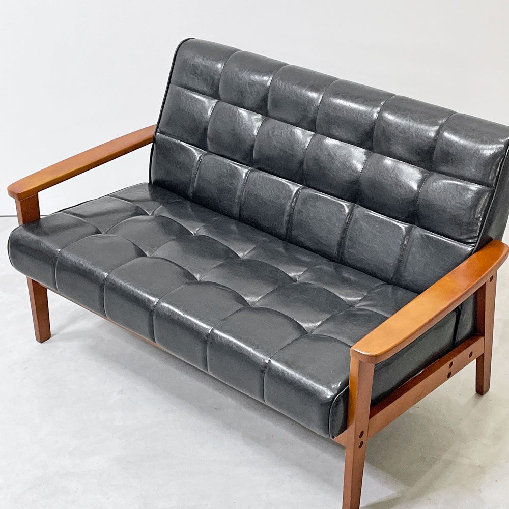 リセノ Re:CENO フィックス FIX 2人掛けソファ 2シーター W125cm ●