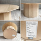 カリモクニュースタンダード Karimoku カラーウッドプレーン ラージ ローテーブル COLOUR WOOD PLAIN Large ショルテン ＆ バーイングス  国産クリ材 14角形 ナチュラル 定価￥85,800- ♪