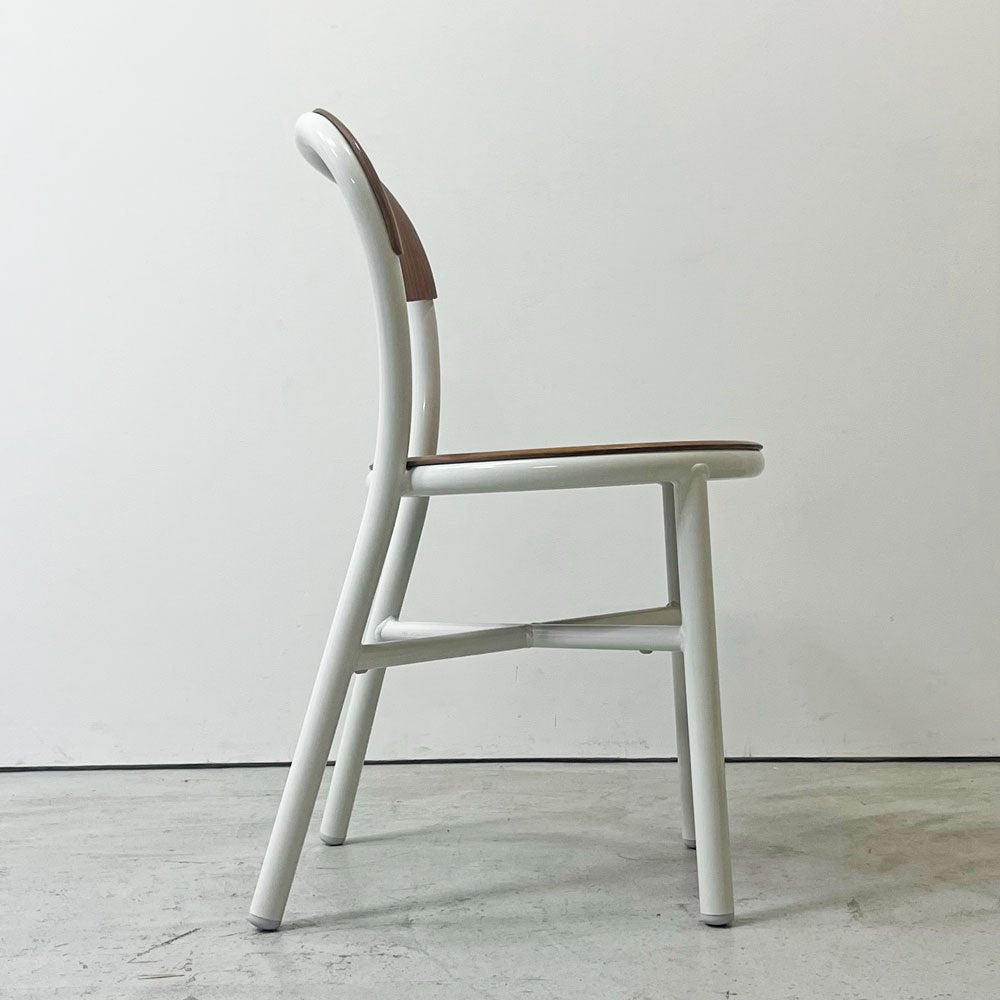 マジス MAGIS パイプチェア ウッド Pipe Chair Wood ダイニングチェア ホワイト×ライトビーチ ジャスパー・モリソン B ●