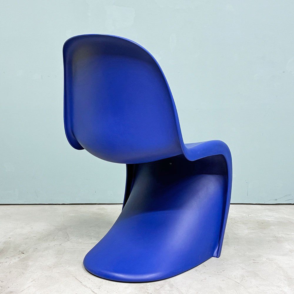 ヴィトラ vitra パントンチェア スタッキングチェア ブルー ヴェルナー・パントン Panton ミッドセンチュリー スペースエイジ A ◎