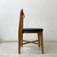 ジャーナルスタンダードファニチャー j.s.F シノン CHINON CHAIR ダイニングチェア PVCレザーシート  ラバーウッド材 ブラック A ●