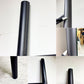 モダンデザイン Modern design  スチールフレーム 大型ミラー 立て掛けタイプ スタンドミラー 姿見 鏡 H220cm 店舗什器 ●