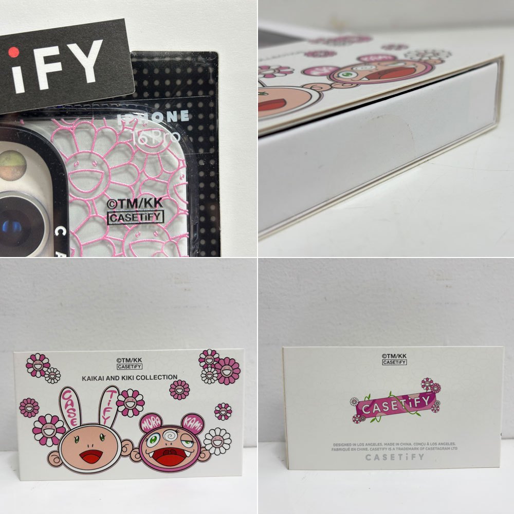 ケースティファイ CASETIFY カイカイ & キキ KAIKAI AND KIKI COLLECTION iPhone16pro スマホケース 村上隆 箱付 美品 ●
