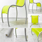 カルテル Kartell FPE chair スタッキングチェア ダイニングチェア アルミ ポリプロピレン グリーン ロンアラッド イタリアモダン 廃番 D ●