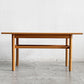 アクタス ACTUS ロッジ LODGE SOFA TABLE ソファテーブル リビングテーブル W110cm オーク材 天板下収納付 参考価格￥56,100- 廃番 〓