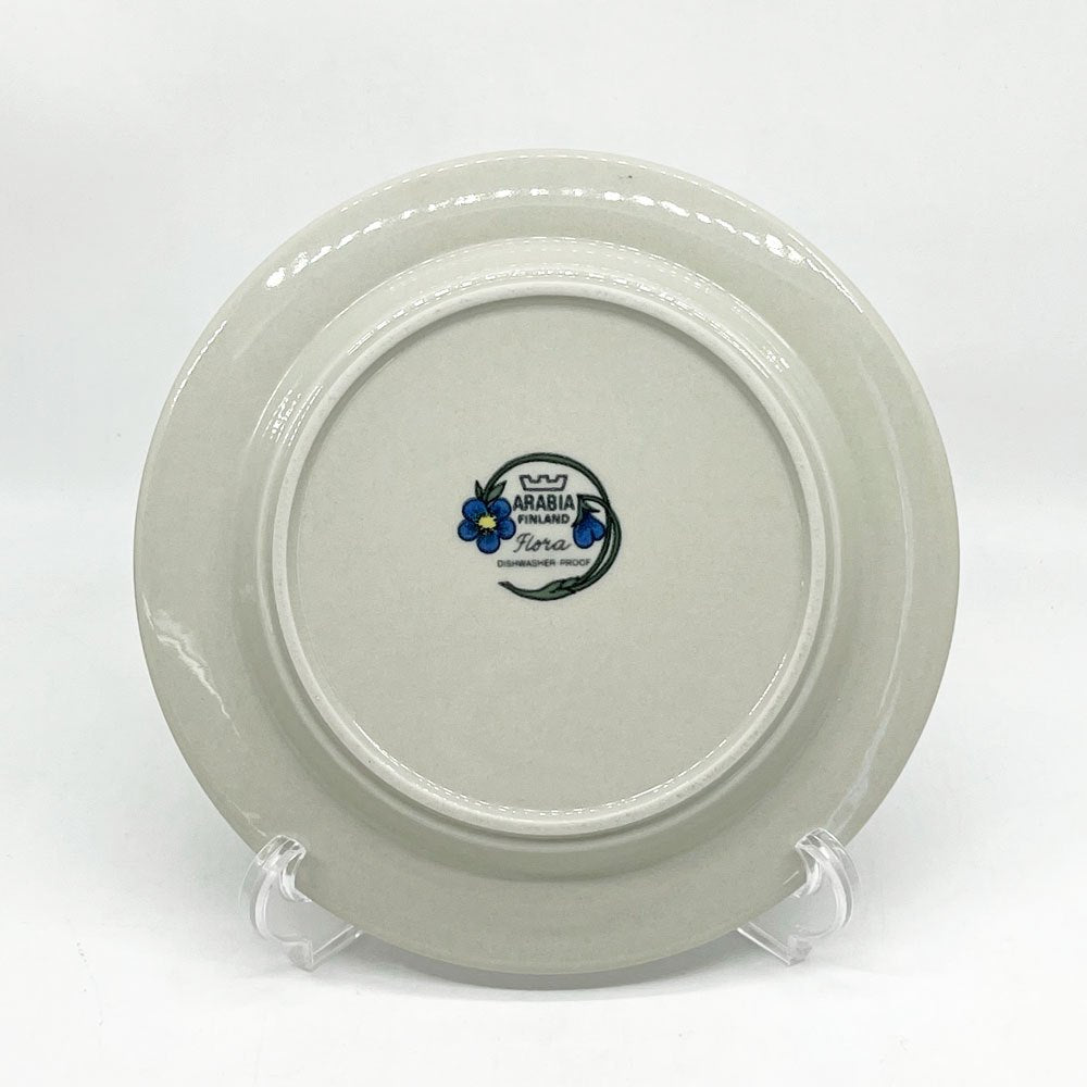 アラビア ARABIA フローラ Flora プレート 20cm エステリ・トムラ ビンテージ フィンランド 北欧食器 ●