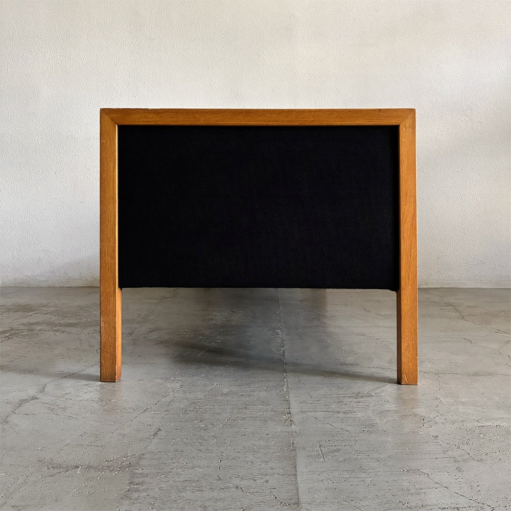 ハーマンミラー Herman Miller ビンテージ ネルソン キューブ グループ シーティング ソファ 3シーター W1940 Nelson Cube Sofa 76" ブラック ミッドセンチュリーモダン 〓