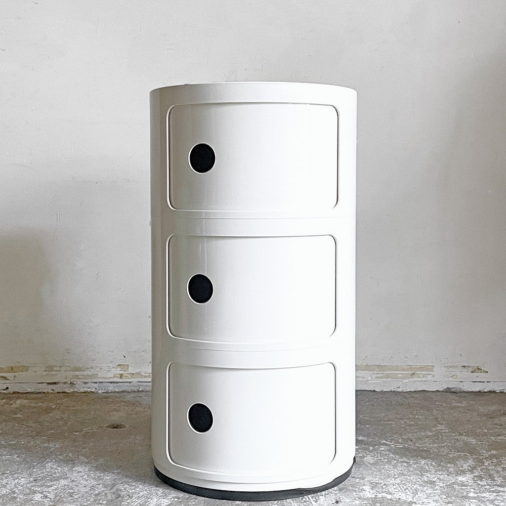 カルテル Kartell コンポニビリ 3段 ホワイト ストレージボックス アンナ・カステッリ・フェリエーリ イタリア ■