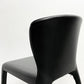 カッシーナ Cassina オラ 369 HOLA アームレスチェア ダイニングチェア 本革 ブラックレザー ハンス・ウェッツスタイン イタリア 定価￥418,000- A ●