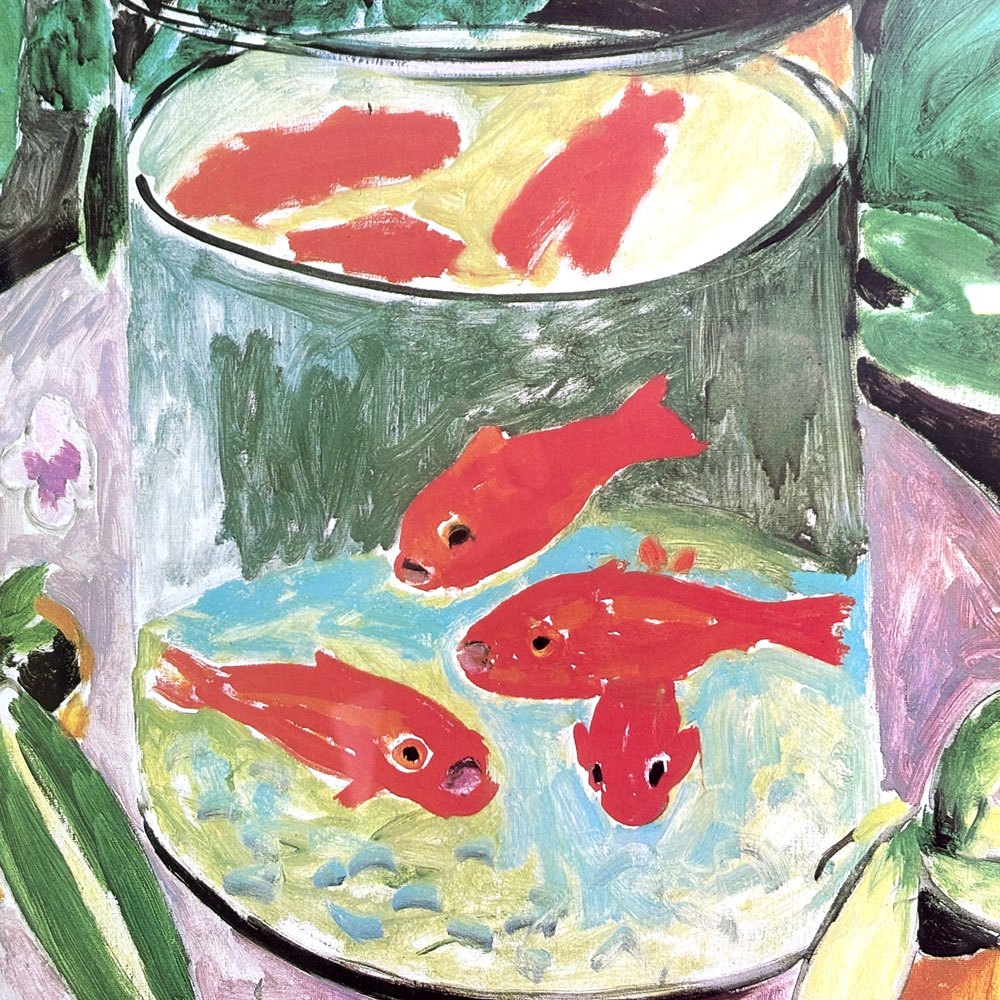 アンリ・マティス Henri Matisse 金魚 The Goldfish ポスター オフセット印刷スクリーンサイズ 48×74cm 額装品 ●