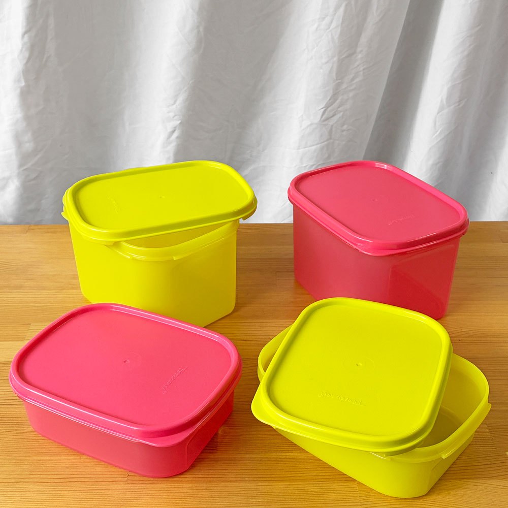 タッパーウェア Tupperware キャニスター 保存容器 密閉容器 バラエティセット まとめ売り 計15個 アメリカ ◇