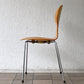 フリッツハンセン Fritz Hansen アントチェア 4本脚 ナチュラルビーチ ラッカー アルネ・ヤコブセン 北欧家具 F ◇