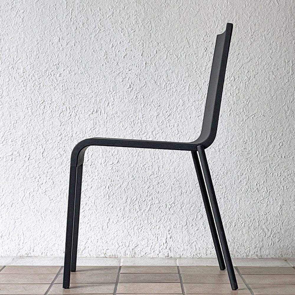 ヴィトラ vitra. ゼロスリー .03 ダイニングチェア スタッキングチェア マールテン・ヴァン・セーヴェレン Maarten Van Severen ブラック B ◇