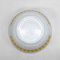 オールドパイレックス OLD PYREX ニュードット ミキシングボウル Φ18.5cm ホワイト イエロー 耐熱ミルクガラス USビンテージ ●