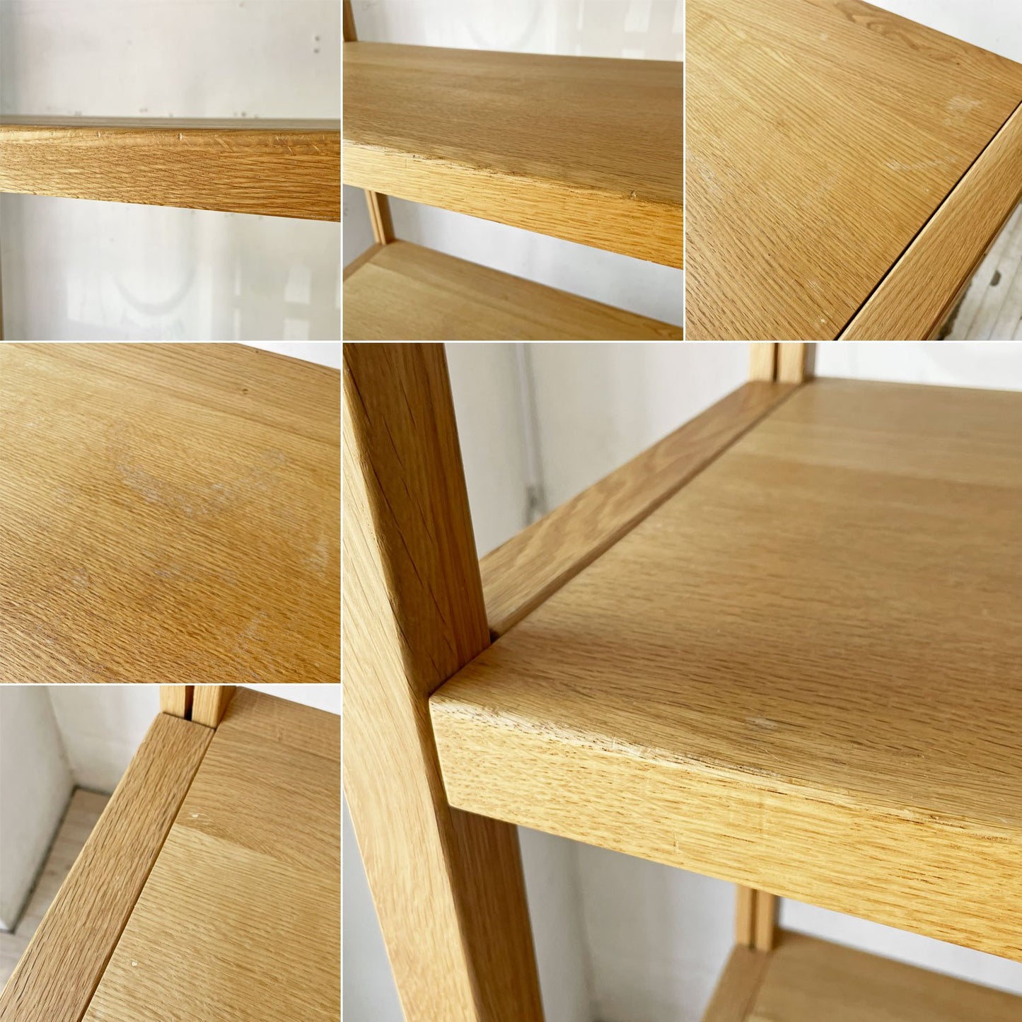 無印良品 MUJI オーク材 ユニットシェルフ 2列5段 本棚 飾り棚 収納棚 W170 ナチュラル シンプルデザイン 廃番 ★