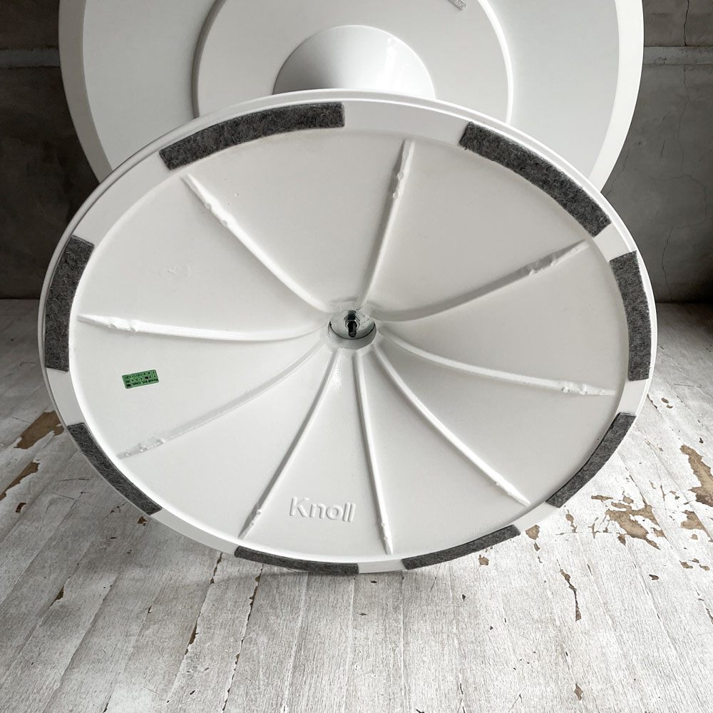 ノル ノール Knoll サーリネンコレクション Saarinen Collection チューリップ ラウンド ダイニングテーブル Φ91cm ホワイトラミネート エーロ・サーリネン ミッドセンチュリー 参考定価¥521,400-♪