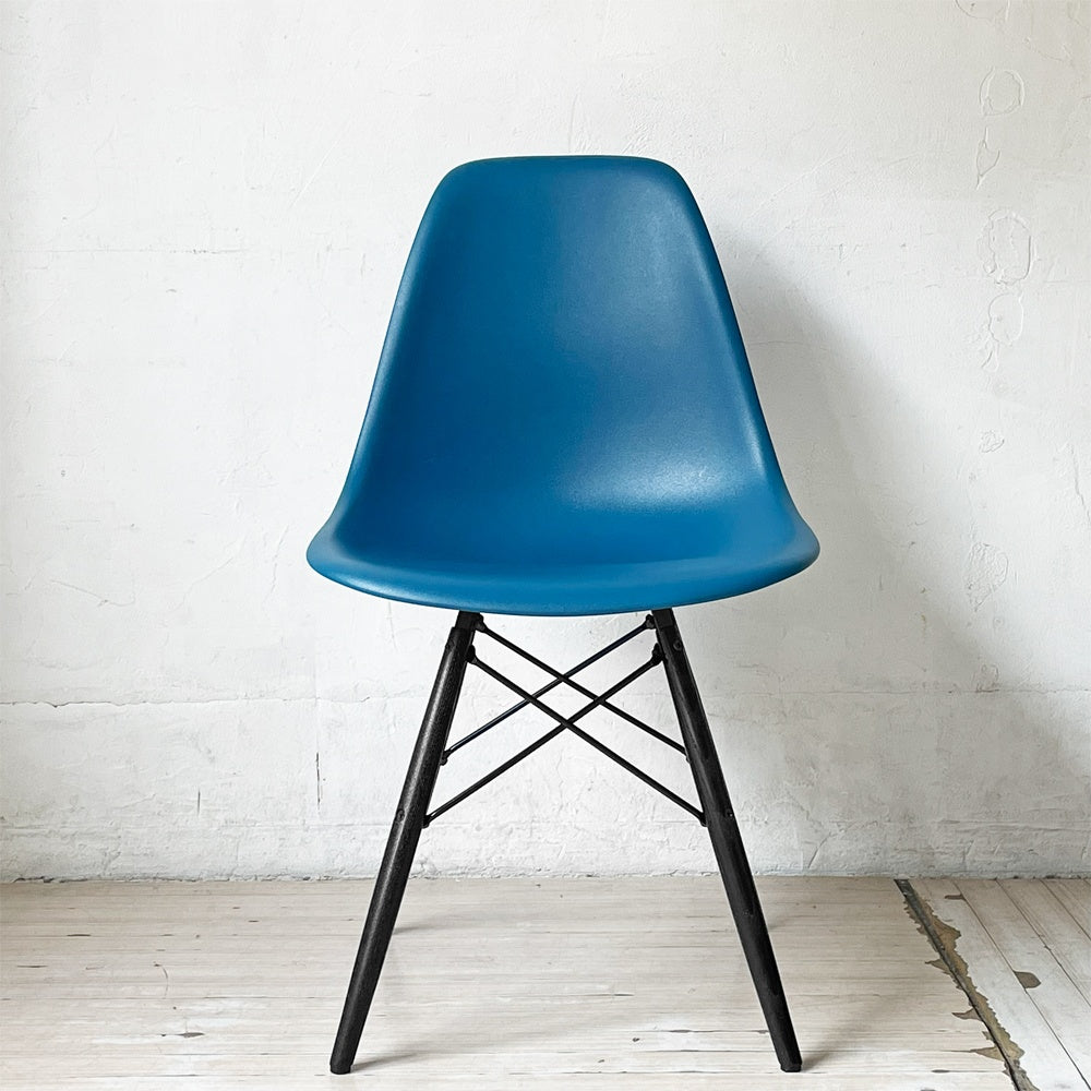 ハーマンミラー HermanMiller サイドシェルチェア ドゥエルレッグ 【ブラック×エボニー】 ポリプロピレン製 イームズ ★